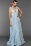 Long Blue Evening Dress ALY7537