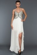 Long White Evening Dress ALY7647