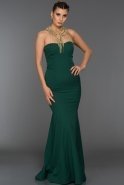 Long Emerald Green Evening Dress ABU039