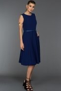 Short Sax Blue Evening Dress DS377