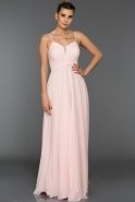 Long Pink Evening Dress ABU347