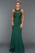 Long Emerald Green Evening Dress ABU126