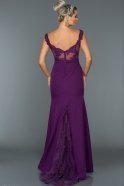 Long Purple Evening Dress ABU013