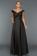Long Black Evening Dress ABU003