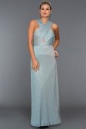 Long Blue Evening Dress MN1254