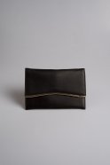 Black Leather Evening Handbags V441