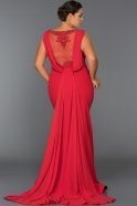 Long Red Plus Size Dress GG6881
