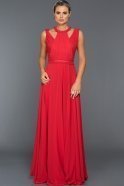 Long Red Evening Dress ABU344