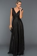 Long Black Evening Dress F7256