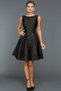 Short Black Evening Dress DS362