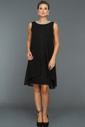 Short Black Evening Dress ABK031