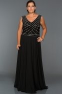 Long Black Oversized Dress ABU228