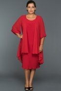 Red Oversized Evening Dress ABK024