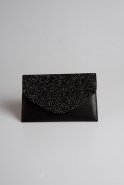 Black Swarovski Evening Handbags V499