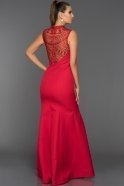 Long Red Evening Dress C7257