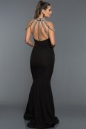 Long Black Evening Dress ABU218