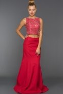 Long Red Evening Dress ABU213