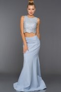 Long Blue Evening Dress ABU213