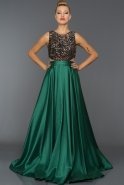 Long Emerald-Green Evening Dress ABU147