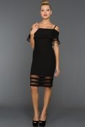 Short Black Evening Dress DS398
