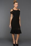 Short Black Evening Dress DS400