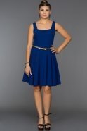 Short Sax Blue Evening Dress ABK096