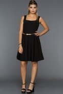 Short Black Evening Dress ABK096