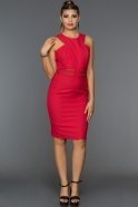 Short Red Evening Dress L8021