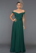 Long Emerald Green Evening Dress ABU008