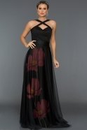 Long Black Evening Dress ABU331