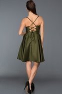 Short Olive Drab Evening Dress GG5547