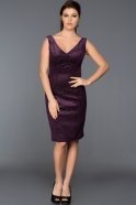 Short Purple Evening Dress GG5548
