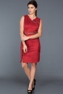 Short Red Evening Dress ABK267