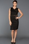 Short Black Evening Dress ABK267