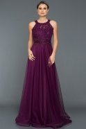 Long Purple Evening Dress GG6984