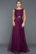 Long Purple Evening Dress GG6968