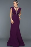 Long Purple Evening Dress GG6993