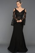 Long Black Evening Dress GG7016