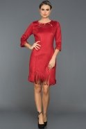 Short Red Evening Dress ABK265