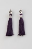 Purple Earring UK023