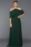 Long Emerald Green Evening Dress ABU002