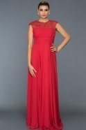 Long Red Evening Dress L6038