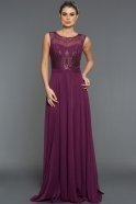 Long Purple Evening Dress ABU333