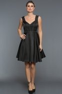 Short Black Evening Dress C8095