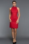 Short Red Evening Dress C8115
