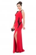 Long Red Evening Dress O1006