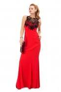 Long Red Evening Dress O3462