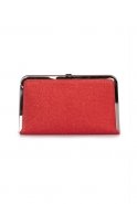 Red Silvery Evening Bag V120