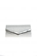 Lame Silvery Evening Bag V438