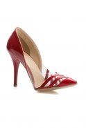 Red Patent Leather Evening Shoes AK255